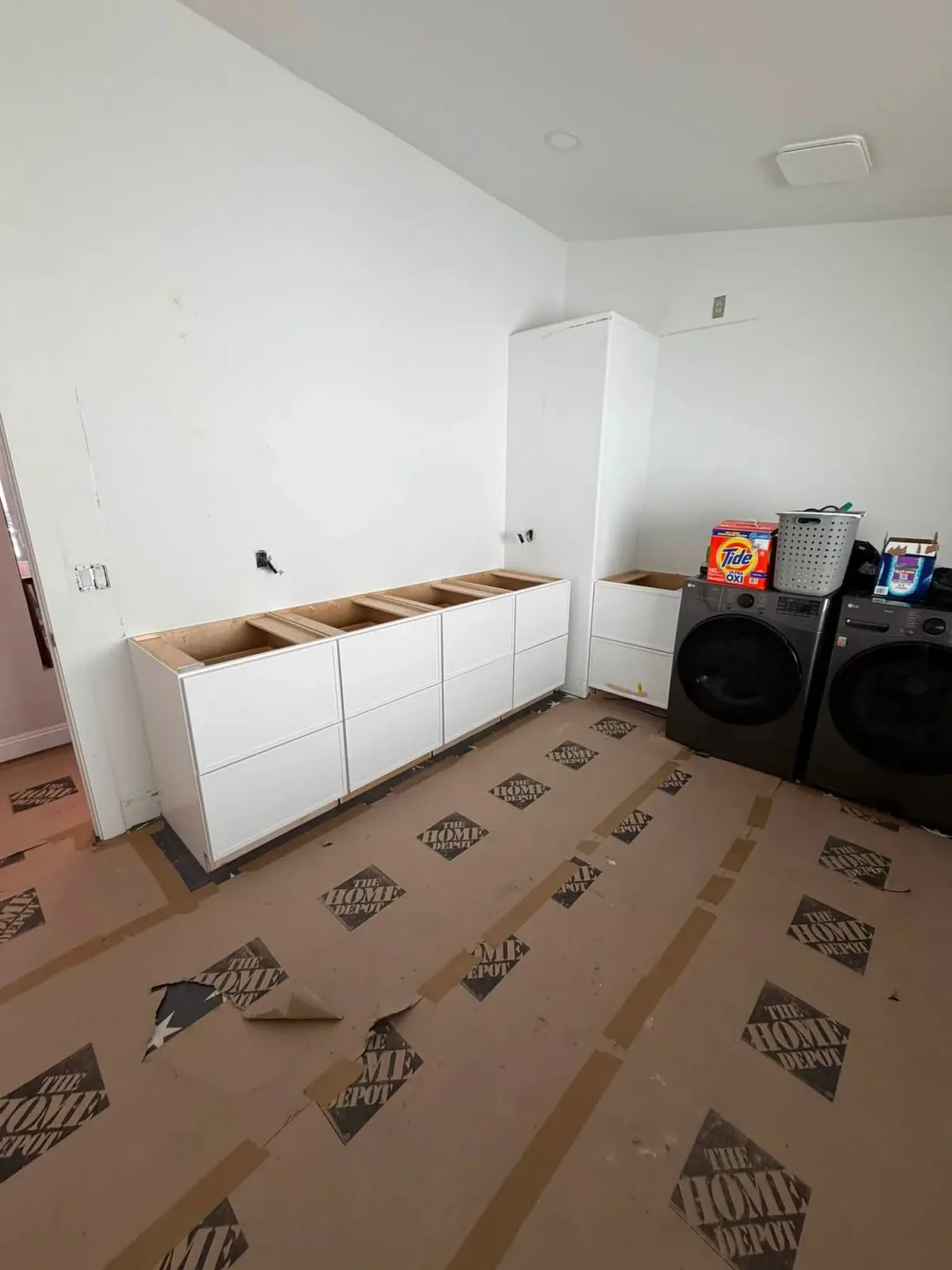 Cabinet installation and remodel prep by Ramos Cabinetry and Construction in Chandler, AZ