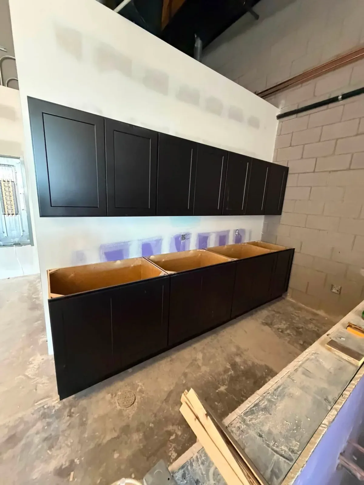 Cabinet installation and remodel prep by Ramos Cabinetry and Construction in Chandler, AZ