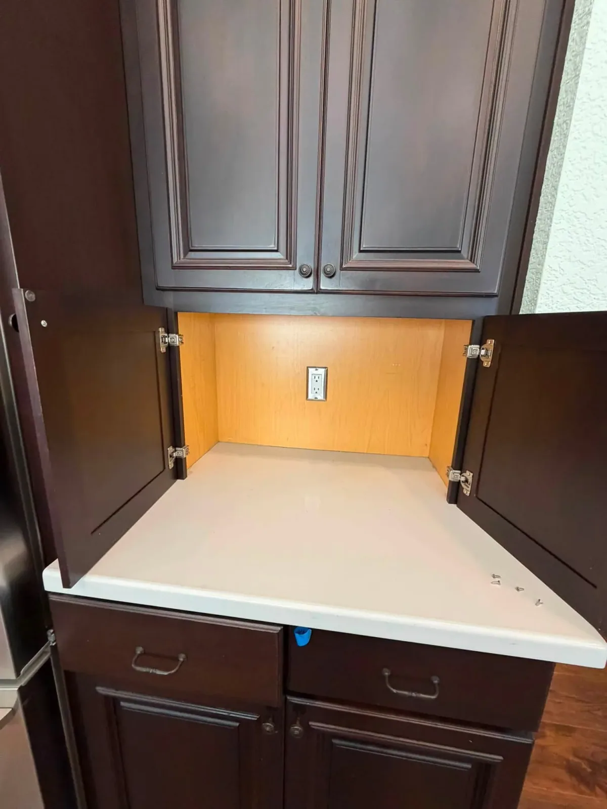 Closet built in storage and cabinet drawers by Ramos Cabinetry and Construction in Gilbert, AZ