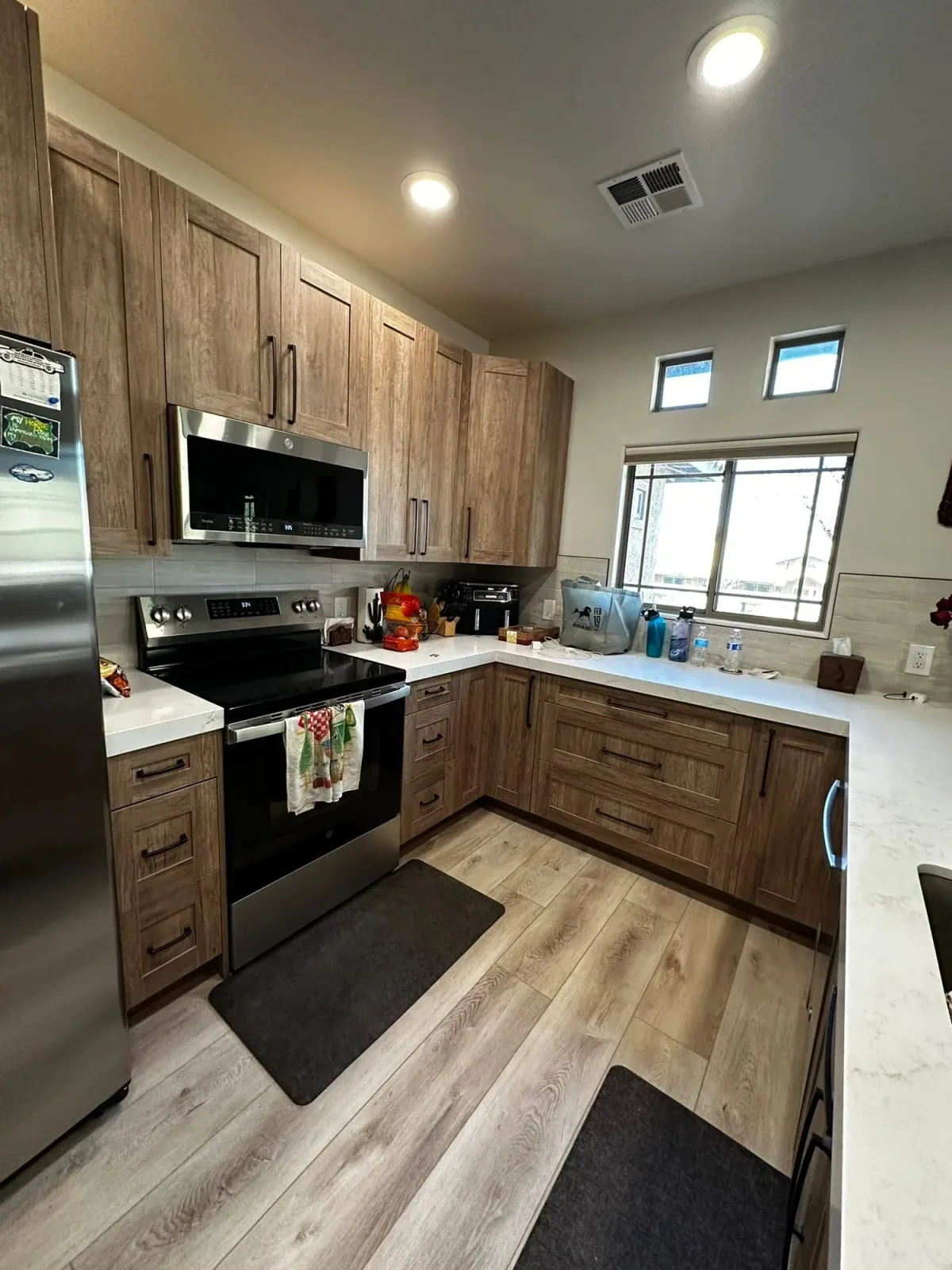 Custom kitchen remodel with cabinet installation by Ramos Cabinetry and Construction in Chandler, AZ