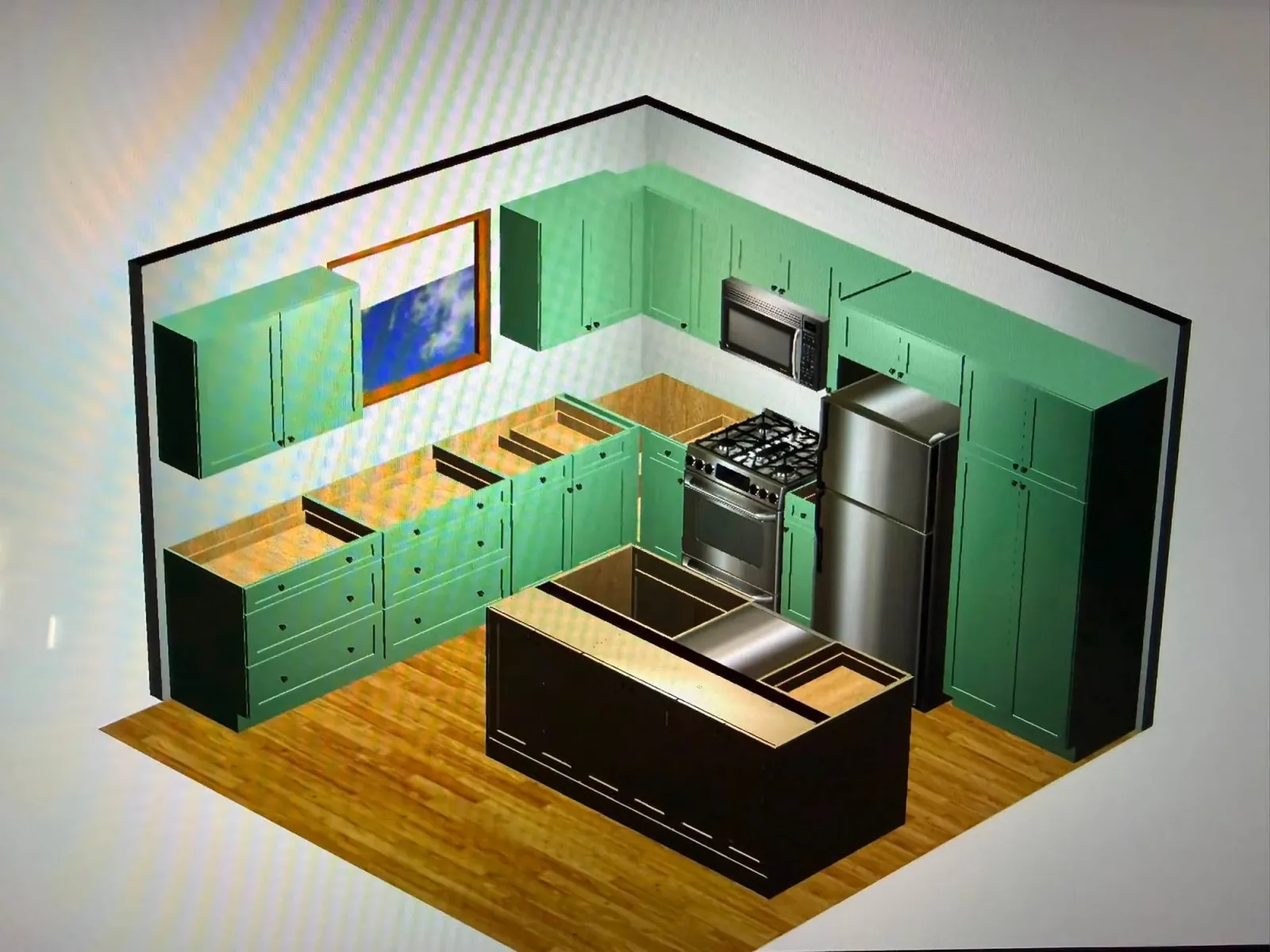 Kitchen remodel design and cabinet build by Ramos Cabinetry and Construction in Scottsdale, AZ