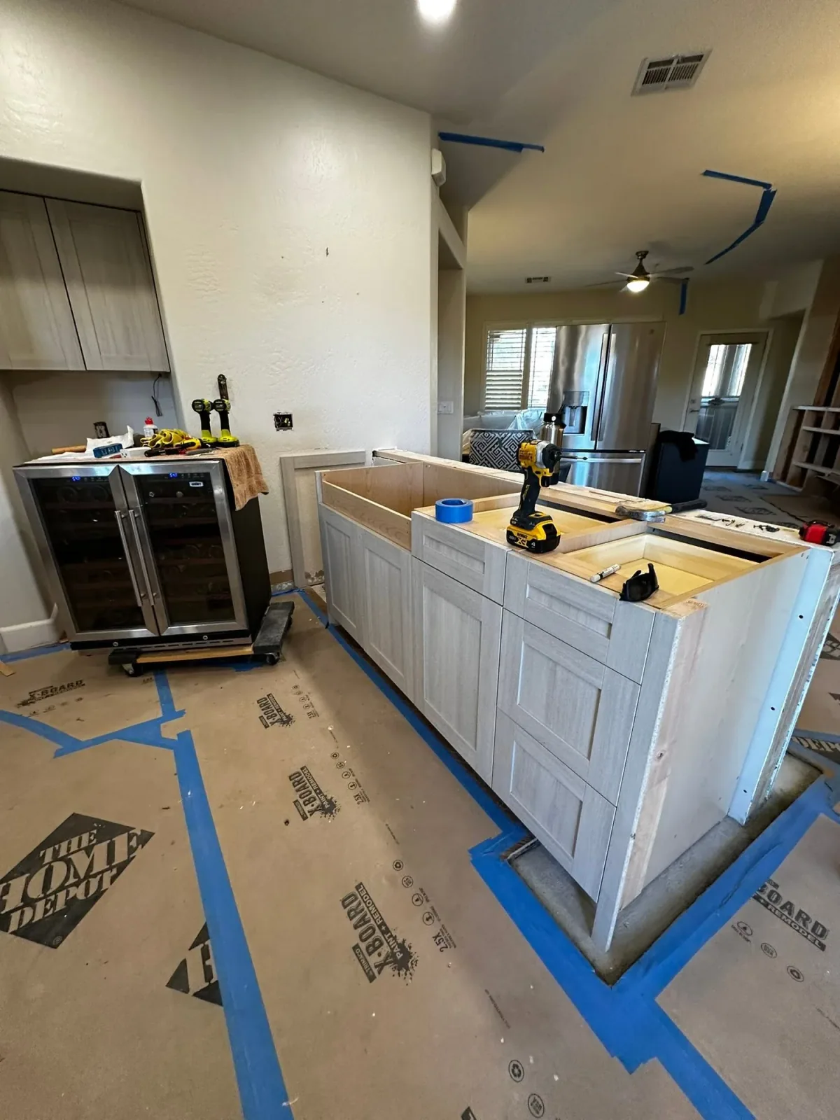 Custom kitchen remodel with cabinet installation by Ramos Cabinetry and Construction in Tempe, AZ