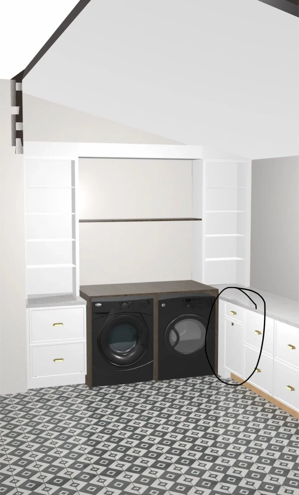 Laundry room cabinet remodel by Ramos Cabinetry and Construction in Chandler, AZ