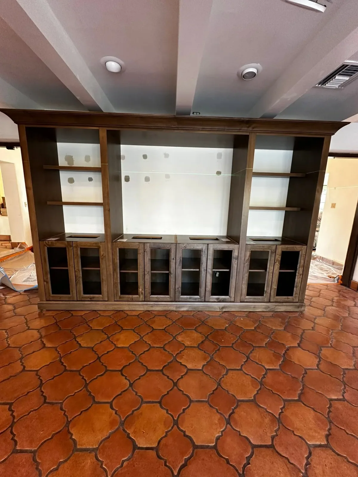 Mudroom built in storage cabinetry by Ramos Cabinetry and Construction in Chandler, AZ